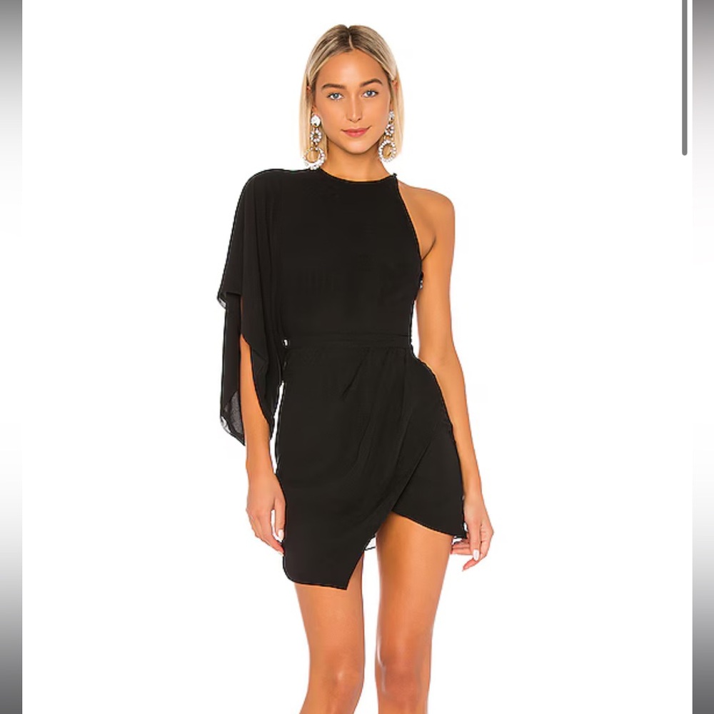 NEW Michael Costello x Revolve Lexa Dress in Black Size Small